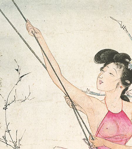 颍上-胡也佛的仕女画和最知名的金瓶梅秘戏图